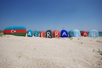 Obraz premium Azerbaijan, Caucasus region, souvenir on stones