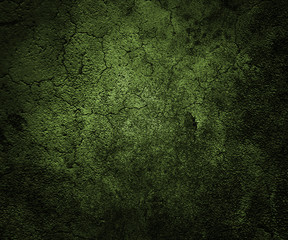 Green Grunge Wall