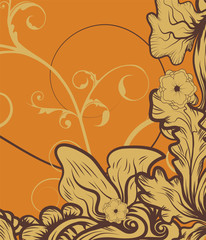 vintage floral background