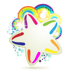 Background with star