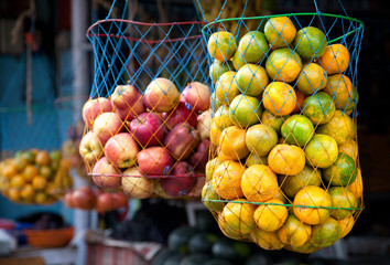 Oranges at Indian market