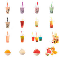 Collage Bubble Tea