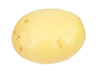 single raw potatoes