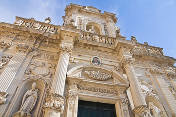 Fototapeta premium Cathedral of Lecce. Puglia. Italy.