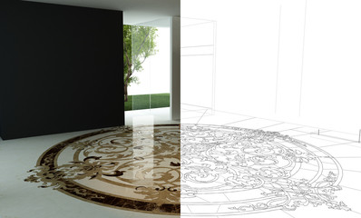 Interno Marmi Lusso Architettura