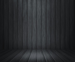 Gray Wooden Room Background