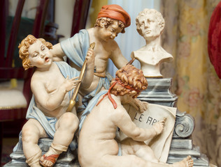 Ceramic statue, ceramics of Capodimonte