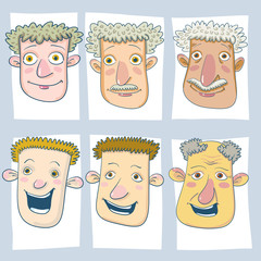 Son, father and grandfather.