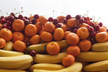 Stack of fruits