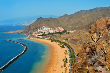 Teresitas Beach in Tenerife, Canary Islands, Spain