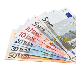 Banknoten, Geld als Fächer