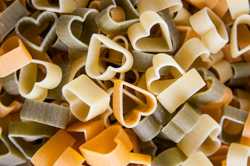 pasta shaped heart