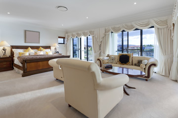 Spacious master bedroom