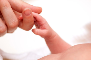 Holding Baby Hand