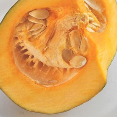 Sliced pumpkin