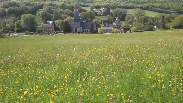 Lyons la Foret village in Normandy