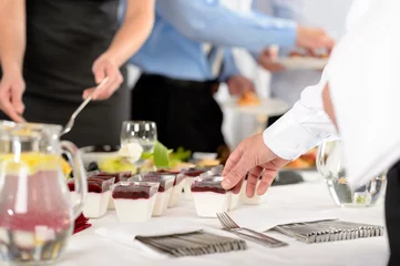 Foto op Plexiglas Business catering dessert for company celebration © CandyBox Images