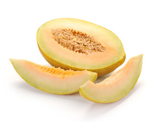 melon with slices