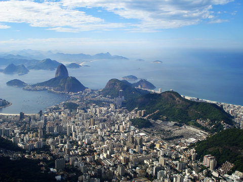 La baie de Rio, le Pain de Sucre et Copacabana - Brésil