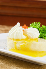 poached eggs