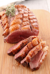 roasted duck breast