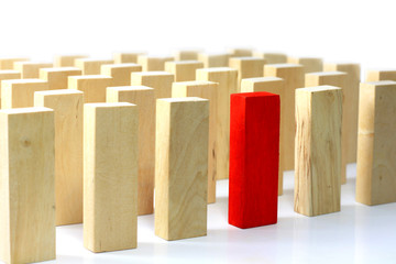 Leadership and team abstract business concept