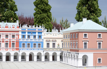 Obraz premium The Town Hall - Zamosc, miniture in Poland