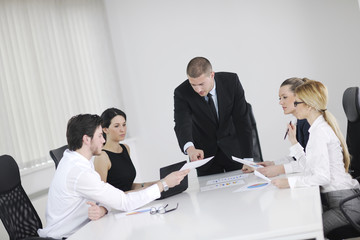 business people in a meeting at office