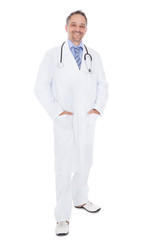 Smiling medical doctor man with stethoscope