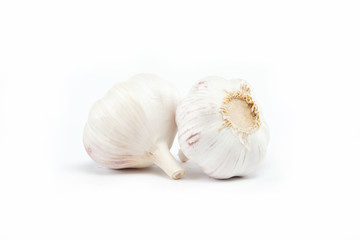 garlic bulb isolated on white background cutout