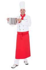 Portrait of a handsome cook