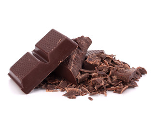 Chopped chocolate  bars
