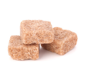 Lump brown cane sugar cubes