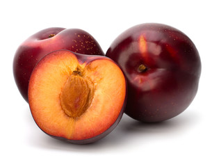 Fototapeta na wymiar Red plum fruit
