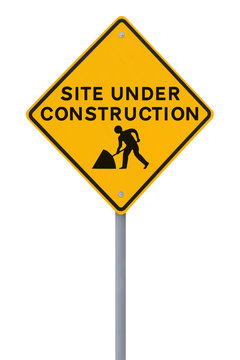 Site Under Construction (on white)