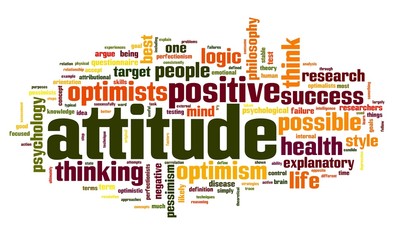 Attitude concept in tag cloud - 41975108
