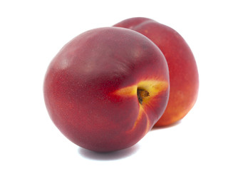 juicy peach isolated