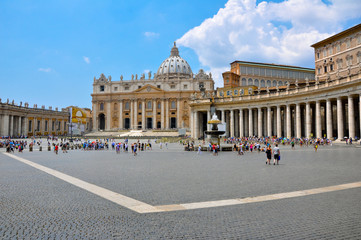 Obraz premium Saint Peter's Square and Basilica