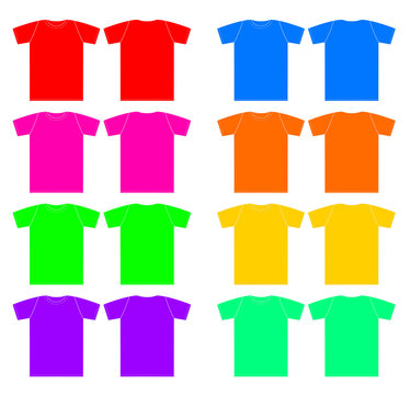 Plaquette de tee-shirt face et dos
