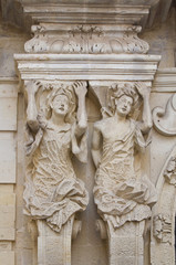 Marrese palace. Lecce. Puglia. Italy.