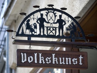 Schild-Volkskunst