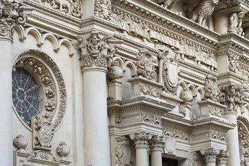 Fototapeta premium Santa Croce Basilica. Lecce. Puglia. Italy.