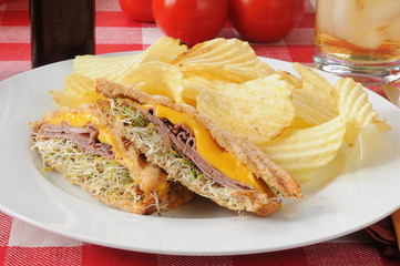 Rost beef sandwich