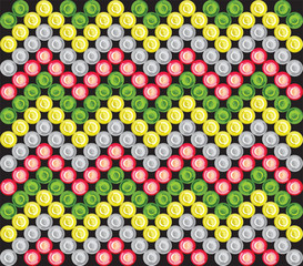 LED aboriginal pattern