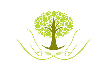 Green Tree Logo / Illustration