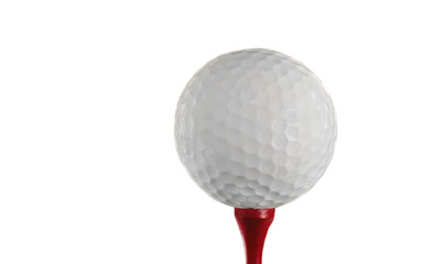 Golf Ball and Tee