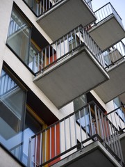 Fototapeta premium Balkone-Berlin-Mitte-unten