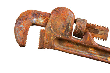 Rusted Pipe Wrench