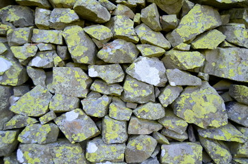 Abstract Background Texture Of Traditional Stone Wall
