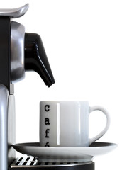coffee cuo and expresso machine